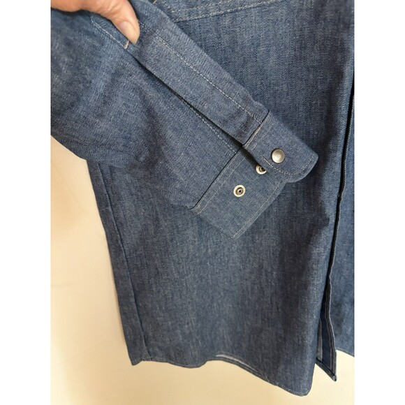 Dickies FR Workrite Denim Fire Resistant Garage Work Shirt ARC 9.3 NWOT Men SZ S - Picture 9 of 16